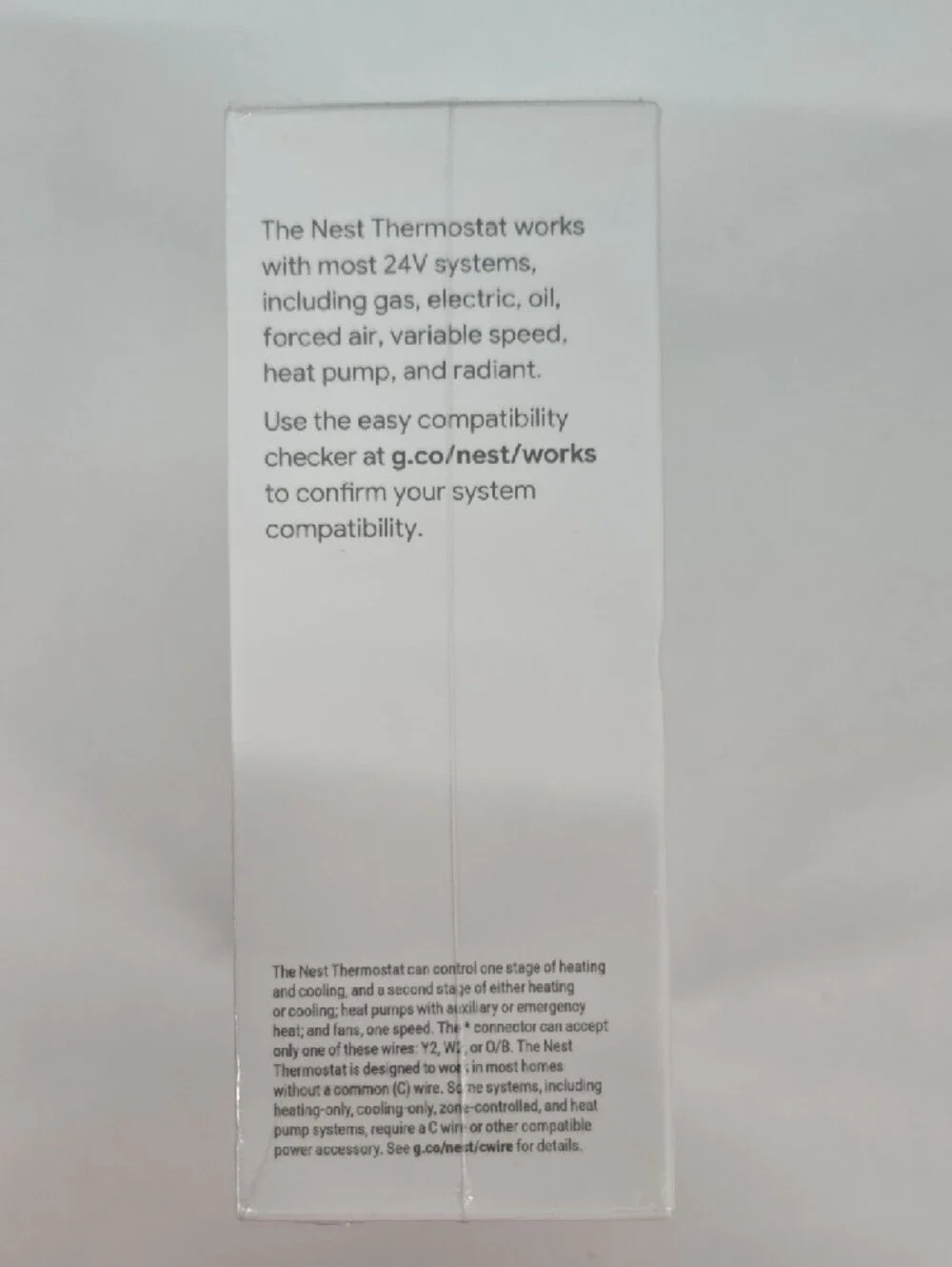 Google Nest Thermostat - Charcoal